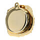 Reliquary with golden edge brass diameter 3.5 cm s2