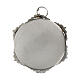 Round reliquary of rhodium-plated 800 silver, 1.2 in s4