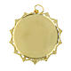 Teca argento 800 dorata reliquiario cornice 3,2 cm s4