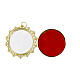 800 gilded silver reliquary golden frame 3.2 cm s3