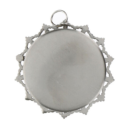 Reliquary case in 800 silver with frame diameter 3.2 cm 4