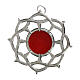 Reliquiario argento 800 corona di spine diam. 2 cm s1