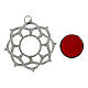 Reliquiario argento 800 corona di spine diam. 2 cm s3