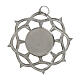 Reliquiario argento 800 corona di spine diam. 2 cm s4