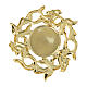 Reliquary of 0.8 in, crown of thorns, gold plated brass s3