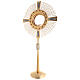 Monstrance 80 cm with red stones s1