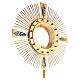 Monstrance 80 cm with red stones s2