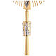 Monstrance 80 cm with red stones s6