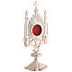 Neogothic Style Reliquary Brass Silver-Plated, 30 cm s3