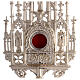 Reliquary Neo-Gothic Style Silver-Plated Brass, Height 57 cm s2