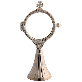 Brass Monstrance Silver-Plated Simple Grape, 6.5 cm