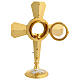 Gold Plated Brass Cross-shaped Monstrance, 40 cm H s9