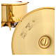 Ostensório imagem poço 45 cm latão dourado s13