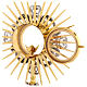 Monstrance Last Supper and Angels 50 cm Golden Brass s11