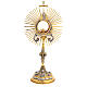Ostensorio Madonna Sacro Cuore spighe e colomba spirito santo 50 cm s1