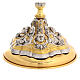 Ostensorio Madonna Sacro Cuore spighe e colomba spirito santo 50 cm s13