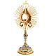 Monstrance Sacred Heart of Mary ears and Holy Spirit dove, 50 cm s14