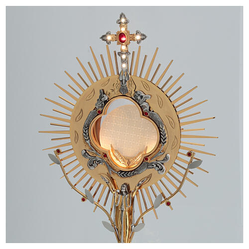 Ostensorio evangelistas, Cristo y cruces sagradas led 75 cm 2
