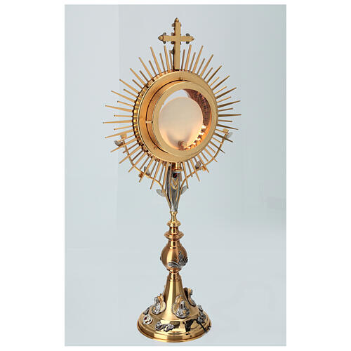 Ostensorio evangelistas, Cristo y cruces sagradas led 75 cm 10