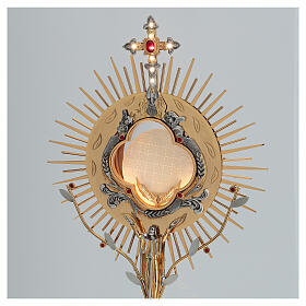 Ostensoir évangélistes, Christ et croix LED 75 cm