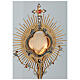 Evangelists Monstrance with Sacred Christ and Cross LED 75 cm s6