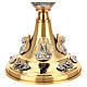 Evangelists Monstrance with Sacred Christ and Cross LED 75 cm s7