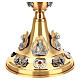 Evangelists Monstrance with Sacred Christ and Cross LED 75 cm s9