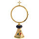 Hand-chiseled monstrance with Jubilee logo and sodalite knot s1