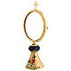 Hand-chiseled monstrance with Jubilee logo and sodalite knot s3