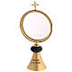 Hand-chiseled monstrance with Jubilee logo and sodalite knot s5
