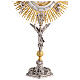 Monstrance baroque-style 85 cm with Magna Host Angels Ascension 24k Gold-Plated s3
