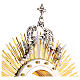 Monstrance baroque-style 85 cm with Magna Host Angels Ascension 24k Gold-Plated s8
