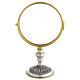 Relicario metal bicolor base relieve 26 cm s1