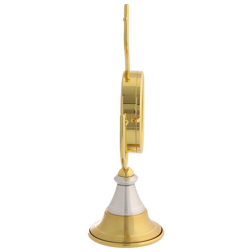 Ostensoir bicolore croix 23 cm 3