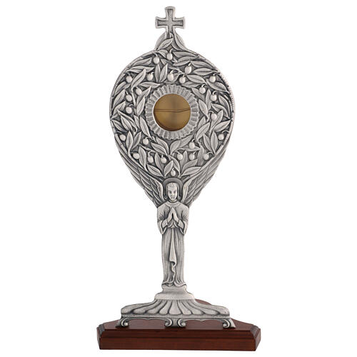 Reliquiario angelo ulivo croce 40 cm 1