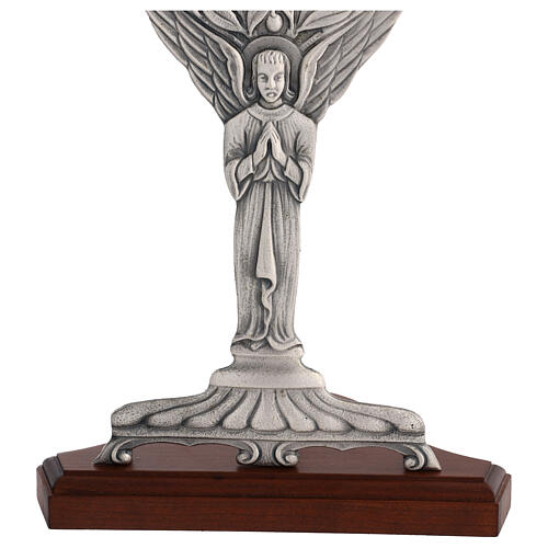 Relicário anjo oliveira cruz 40 cm 5