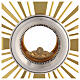 Monstrance with apostles on rays, gold and silver finish, 18 in s3