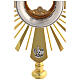 Monstrance with apostles on rays, gold and silver finish, 18 in s5