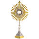 Monstrance with crystal node and rays, 27 in s1