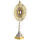 Monstrance with crystal node and rays, 27 in s6