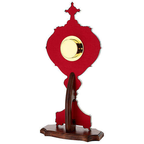 Reliquary Ragged Grapes and Ear of Wheat Wooden Base, 57x24 cm 9