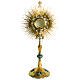 Monstrance with Miniature Enamel Angels and Evangelists 60 cm s1