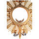Golden monstrance with silver-plated Sacred Heart s13