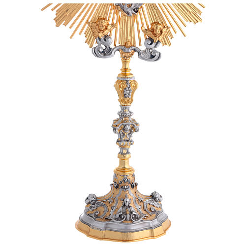 Golden Monstrance with Silver-Finished Sacred Heart 4