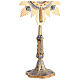 Handcrafted Monstrance Two-tone Finish Wheat and Grape, 55 cm s3