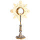Handcrafted Monstrance Two-tone Finish Wheat and Grape, 55 cm s7