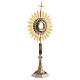 Hand‑chiselled two‑tone Renaissance‑style monstrance, 30 in s15