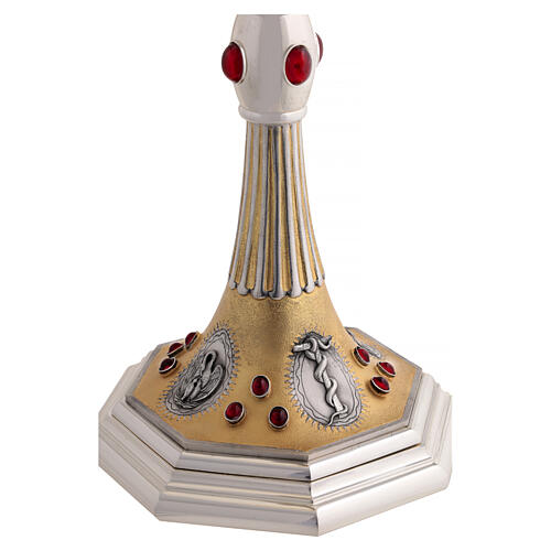 Monstrance Hand-chased Bicolor Renaissance-style, 80 cm 11