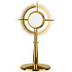 Modern Monstrance silver-plated brass Molina, 60 cm s1