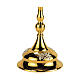 Golden Brass Monstrance with Stars Base Grape and Wheat 65 cm Molina s3